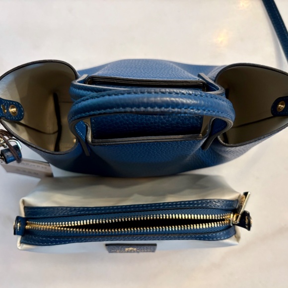 Cuoieria Fiorentina Candy Tote Bag - Navy - NWT (Made in Italy) - Picture 4 of 9